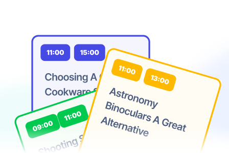 Scheduling & Publishing